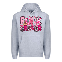 Heather Grey fuck cancer Premium Hoodie - JahusDesignShop