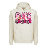 Oatmeal Heather fuck cancer Premium Hoodie - JahusDesignShop