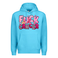 Ocean Blue fuck cancer Premium Hoodie - JahusDesignShop
