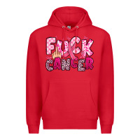 Red fuck cancer Premium Hoodie - JahusDesignShop
