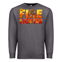 Charcoal Heather firefighter Premium Sweatshirt - texasbilliewilder