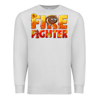 Dove Grey firefighter Premium Sweatshirt - texasbilliewilder
