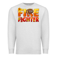Oatmeal Heather firefighter Premium Sweatshirt - texasbilliewilder