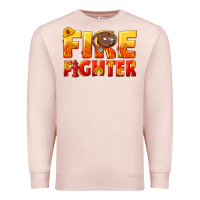 Pale Pink firefighter Premium Sweatshirt - texasbilliewilder