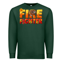 Sports Green firefighter Premium Sweatshirt - texasbilliewilder