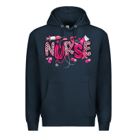 Navy breast cancer nurse Premium Hoodie - JahusDesignShop