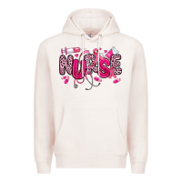Pale Pink breast cancer nurse Premium Hoodie - JahusDesignShop
