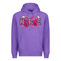 Purple breast cancer nurse Premium Hoodie - JahusDesignShop