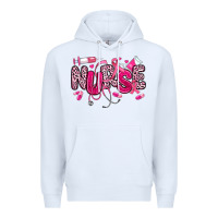 White breast cancer nurse Premium Hoodie - JahusDesignShop