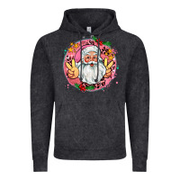 Vintage Black merry christmas peace santa Vintage Hoodie - AdoDesignShop