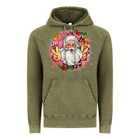 Vintage Olive merry christmas peace santa Vintage Hoodie - AdoDesignShop