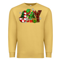 Antique Gold christmas joy elf Premium Sweatshirt - Zillion Design Studio