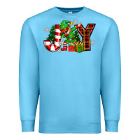 Ocean Blue christmas joy elf Premium Sweatshirt - Zillion Design Studio