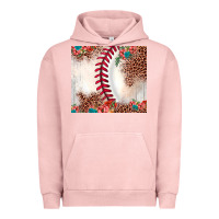 Pigment Salmon baseball leopard Urban Hoodie - JahusDesignShop