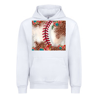 White baseball leopard Urban Hoodie - JahusDesignShop