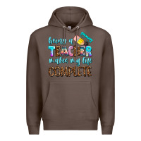 Coffee being a teacher makes my life complate Premium Hoodie - AdoDesignShop