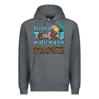 Rock being a teacher makes my life complate Premium Hoodie - AdoDesignShop