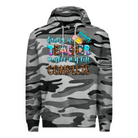 Slate Camo being a teacher makes my life complate Premium Hoodie - AdoDesignShop