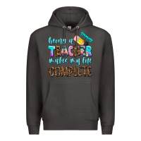 Smoke being a teacher makes my life complate Premium Hoodie - AdoDesignShop