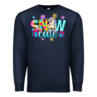 Navy snow cute witc unicorn Premium Sweatshirt - Zillion Design Studio