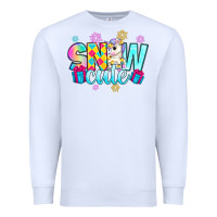 White snow cute witc unicorn Premium Sweatshirt - Zillion Design Studio