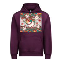 Mauve Wine baseball leopard Urban Hoodie - JahusDesignShop