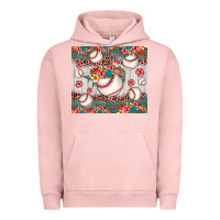 Pigment Salmon baseball leopard Urban Hoodie - JahusDesignShop
