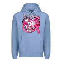 Colony Blue in october we wear pink heart Premium Hoodie - JahusDesignShop