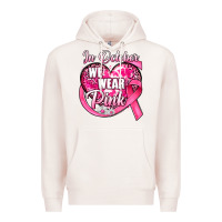 Pale Pink in october we wear pink heart Premium Hoodie - JahusDesignShop