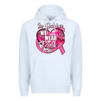 White in october we wear pink heart Premium Hoodie - JahusDesignShop