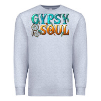Heather Grey gypsy soul Premium Sweatshirt - texasbilliewilder