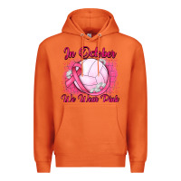 Carrot in october we wear pink breast cancer valleybal Premium Hoodie - JahusDesignShop
