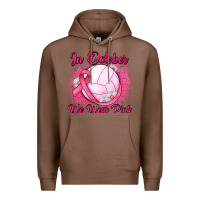 Chestnut in october we wear pink breast cancer valleybal Premium Hoodie - JahusDesignShop