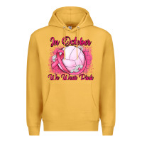 Mustard in october we wear pink breast cancer valleybal Premium Hoodie - JahusDesignShop