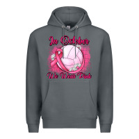 Rock in october we wear pink breast cancer valleybal Premium Hoodie - JahusDesignShop