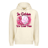 Sandshell in october we wear pink breast cancer valleybal Premium Hoodie - JahusDesignShop