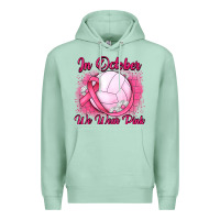 Seafoam in october we wear pink breast cancer valleybal Premium Hoodie - JahusDesignShop