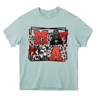 Arona Wrestling mama red and black Heavy Core Tee - LillyAllenDesigns
