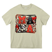 Mossy Wrestling mama red and black Heavy Core Tee - LillyAllenDesigns