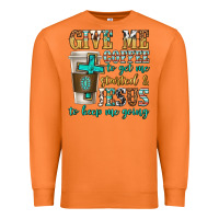 Carrot give me coffee to get me started Premium Sweatshirt - texasbilliewilder