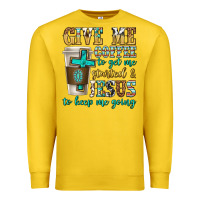 Lemon give me coffee to get me started Premium Sweatshirt - texasbilliewilder