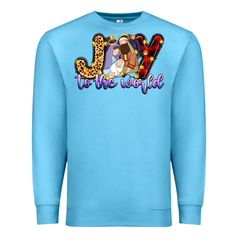 Joy To The World Premium Sweatshirt by Zillion Design Studio | Teevron