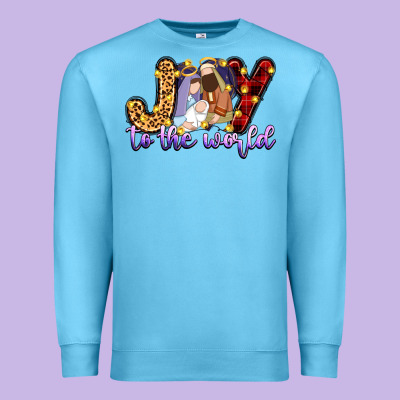 Joy To The World Premium Sweatshirt Designed By Zillion Design Studio