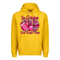 Lemon in october we wear pink cheer with football breast Premium Hoodie - JahusDesignShop