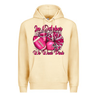 Pina Colada in october we wear pink cheer with football breast Premium Hoodie - JahusDesignShop