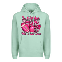Seafoam in october we wear pink cheer with football breast Premium Hoodie - JahusDesignShop