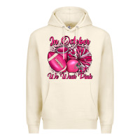 Tofu in october we wear pink cheer with football breast Premium Hoodie - JahusDesignShop