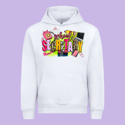 School Secretary Urban Hoodie Designed By Adodesignshop