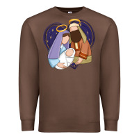 Chestnut holy night jesus birth Premium Sweatshirt - Zillion Design Studio