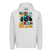 Dove Grey ready to school crush 6th grade Premium Hoodie - AdoDesignShop